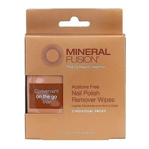 3/$10 Mineral Fusion Acetone Free Nail Polish Remover Wipes